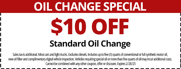 Standard oil change